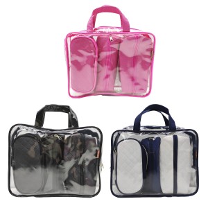 KIT NECESSAIRE ORGANIZADOR 4 PEÇAS REF: NN2117