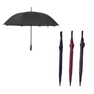 GUARDA CHUVA EM TECIDO COM CABO LONGO DE ARMAÇÃO METALICA REF: GC007