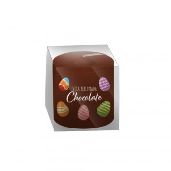 VELA PERFUMADA PÁSCOA CHOCOLATE 90G REF: U90PASC VELA PERFUMADA PÁSCOA CHOCOLATE 90G REF: U90PASC