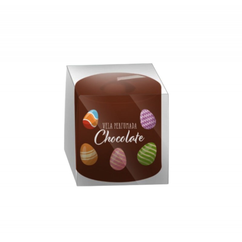 VELA PERFUMADA PÁSCOA CHOCOLATE 90G  REF: U90PASC
