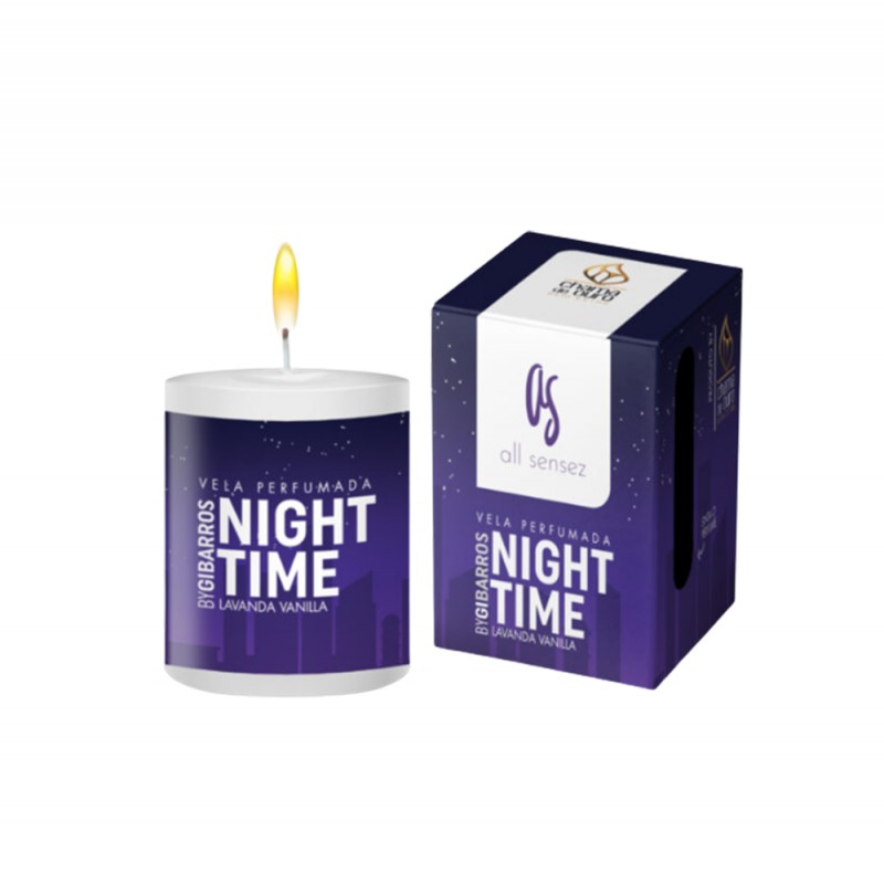 VELA PERFUMADA NIGHT TIME LAVANDA E VANILA 60G REF: U60BYGI02 VELA PERFUMADA NIGHT TIME LAVANDA E VANILA 60G REF: U60BYGI02