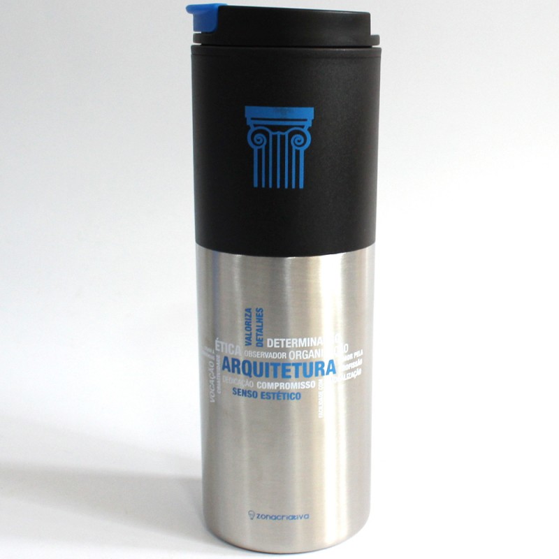 COPO VIAGEM EMBORRACHADO ARQUITETURA 450ML COPO VIAGEM EMBORRACHADO ARQUITETURA 450ML