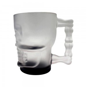 CANECA CAVEIRA SKULL DE VIDRO 500ML REF: 10023484 CANECA CAVEIRA SKULL DE VIDRO 500ML REF: 10023484