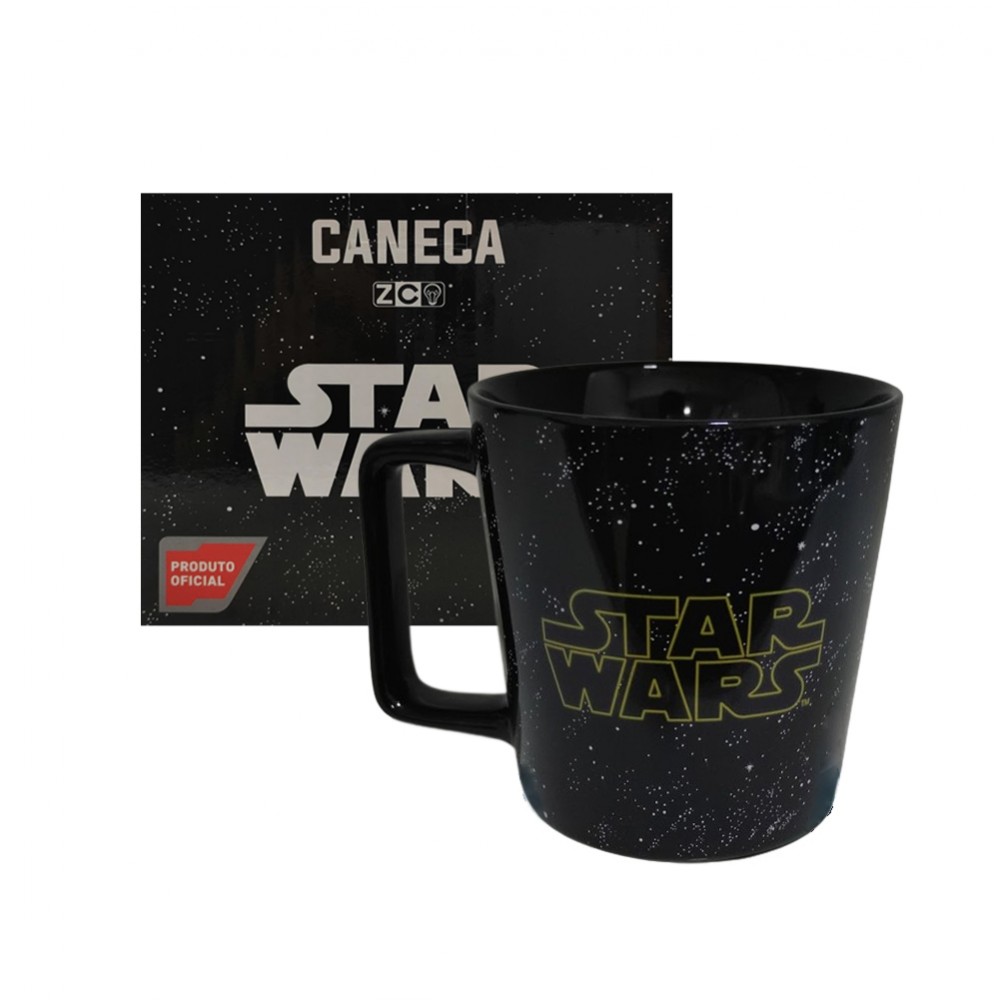 CANECA BUCK MODELO STAR WARS GALÁXIA 400ML EM CERÂMICA  REF: 10023503