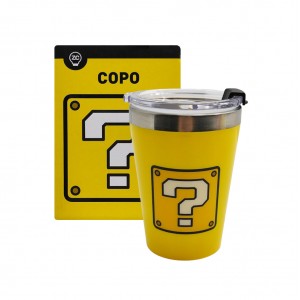 COPO DE VIAGEM MODELO MARIO BLOCO EM INOX 300ML REF: 10024016 COPO DE VIAGEM MODELO MARIO BLOCO EM INOX 300ML REF: 10024016