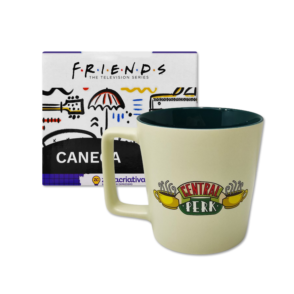 CANECA BUCK MODELO CENTRAL PERK EM CERÂMICA 400ML REF: 10024133