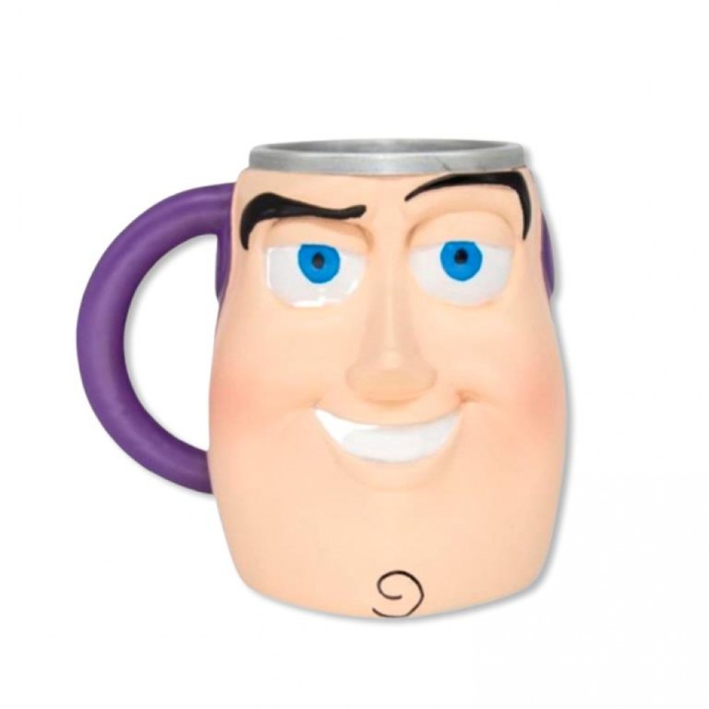 CANECA 3D MODELO BUZZ LIGHTYEAR EM RESINA 250ML REF: 10024222