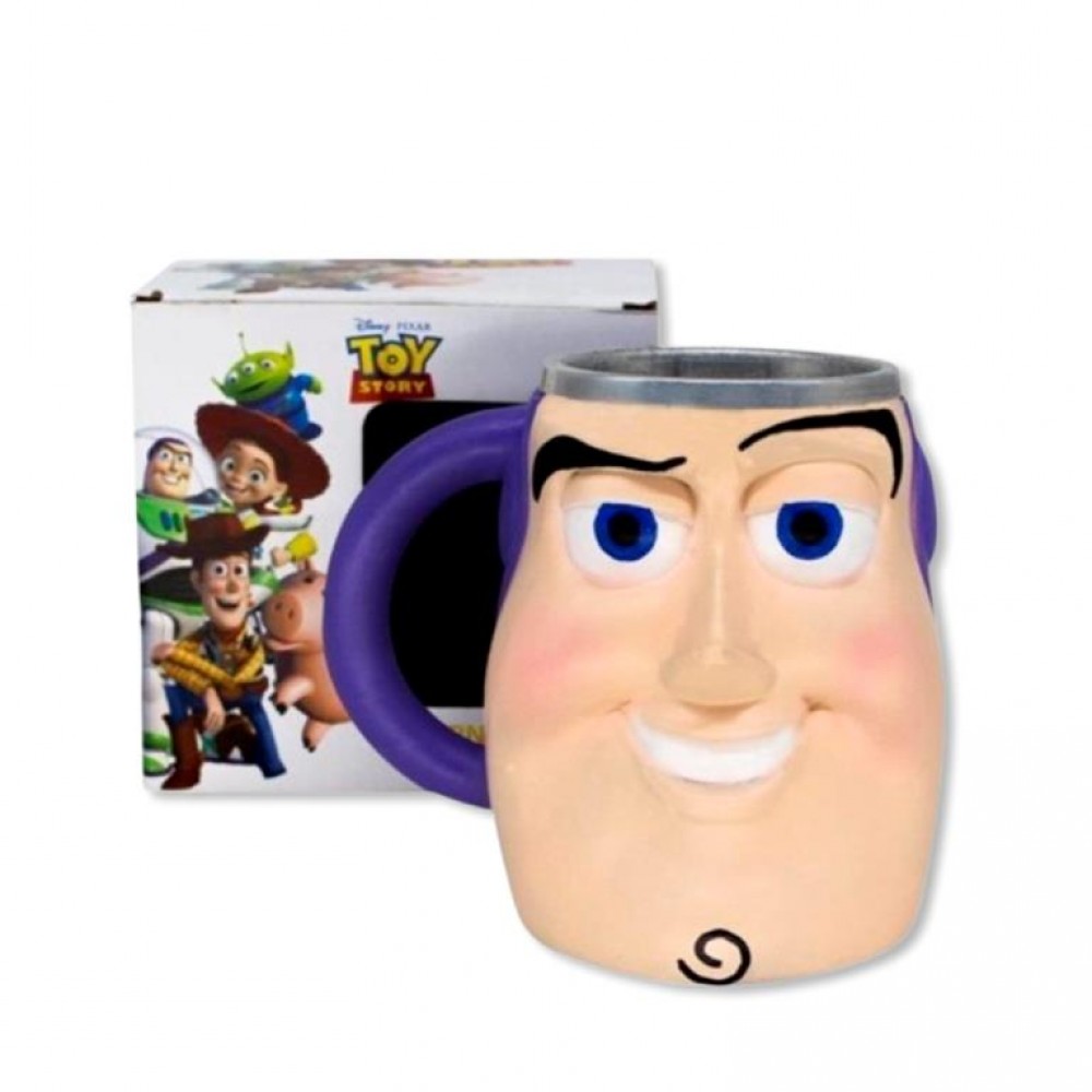 CANECA 3D MODELO BUZZ LIGHTYEAR EM RESINA 250ML REF: 10024222