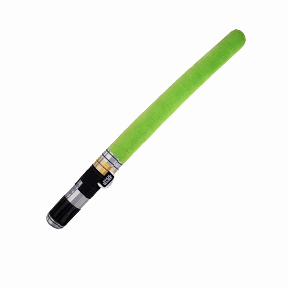 ALMOFADA FORMATO SABRE DE LUZ VERDE STARWARS EM FIBRA REF: 10064980