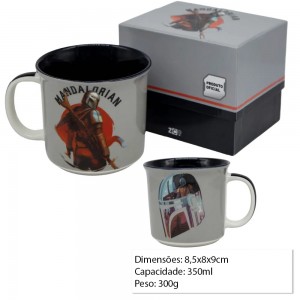 CANECA 350ML MANDALORIAN REF: 10024238 CANECA 350ML MANDALORIAN REF: 10024238