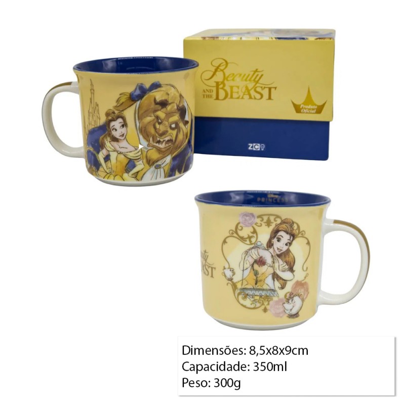 CANECA 350ML A BELA E A FERA REF: 10024239