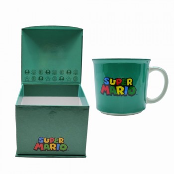 CANECA TOM MODELO MARIO E LUIGI EM CERÂMICA 350ML REF: 10024241