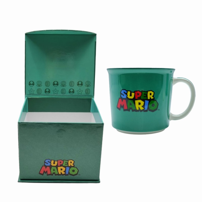 CANECA TOM MODELO MARIO E LUIGI EM CERÂMICA 350ML REF: 10024241