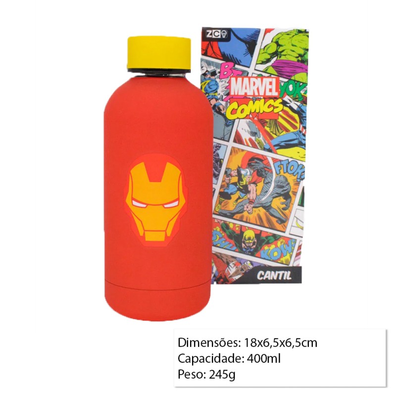 GARRAFA CANTIL IRON MAN 400ML REF: 10024247
