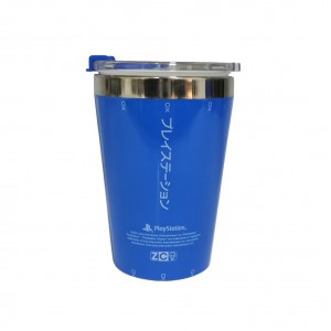 COPO DE VIAGEM MODELO PLAYSTATION 300ML EM INOX  REF: 10024261 COPO DE VIAGEM MODELO PLAYSTATION 300ML EM INOX  REF: 10024261