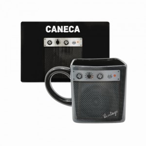 CANECA QUADRADA MODELO AMPLIFICADOR 300ML REF: 10024279 CANECA QUADRADA MODELO AMPLIFICADOR 300ML REF: 10024279