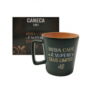 CANECA BUCK MODELO SUPERE LIMITES 400ML EM CERÂMICA  REF: 10024290 CANECA BUCK MODELO SUPERE LIMITES 400ML EM CERÂMICA  REF: 10024290