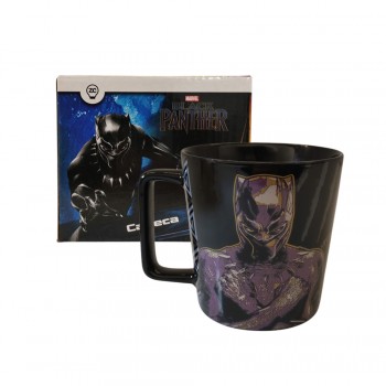 CANECA BUCK EM CERÂMICA PANTERA NEGRA 400ML  REF: 10024291