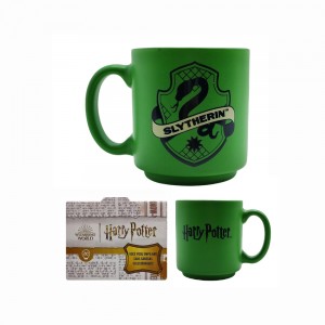 CANECA MINI TINA MODELO SLYTHERIN EM CERÂMICA 100ML REF: 10024383 CANECA MINI TINA MODELO SLYTHERIN EM CERÂMICA 100ML REF: 10024383