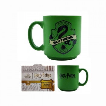 CANECA MINI TINA MODELO SLYTHERIN EM CERÂMICA 100ML REF: 10024383 CANECA MINI TINA MODELO SLYTHERIN EM CERÂMICA 100ML REF: 10024383
