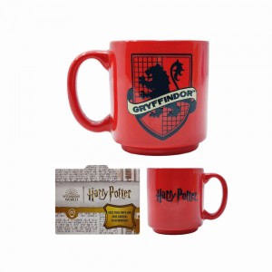 CANECA MINI TINA MODELO GRYFFINDOR EM CERÂMICA 100ML REF: 10024384 CANECA MINI TINA MODELO GRYFFINDOR EM CERÂMICA 100ML REF: 10024384