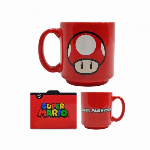 CANECA MINI TINA MODELO SUPER MUSHROOM EM CERÂMICA 100ML REF: 10024460 CANECA MINI TINA MODELO SUPER MUSHROOM EM CERÂMICA 100ML REF: 10024460
