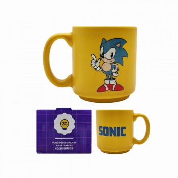 CANECA MINI TINA MODELO SONIC EM CERÂMICA 100ML REF: 10024467
