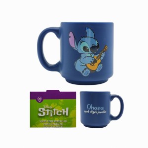 CANECA MINI TINA MODELO STITCH OHANA EM CERÂMICA 100ML REF: 10024476 CANECA MINI TINA MODELO STITCH OHANA EM CERÂMICA 100ML REF: 10024476