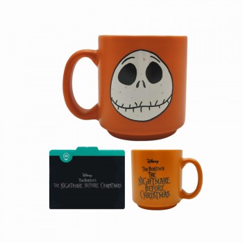 CANECA MINI TINA MODELO JACK SKELLINGTON EM CERÂMICA 100ML REF: 10024494