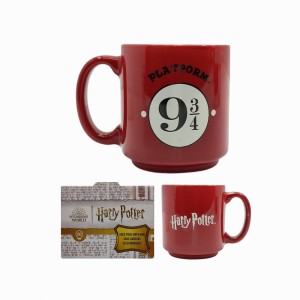 CANECA MINI TINA MODELO ESTAÇÃO 9 3/4 EM CERÂMICA 100ML REF: 10024503 CANECA MINI TINA MODELO ESTAÇÃO 9 3/4 EM CERÂMICA 100ML REF: 10024503