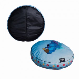 CAMA REDONDA PARA PET MODELO STITCH COM ZÍPER EM POLIÉSTER REF: 10120083 CAMA REDONDA PARA PET MODELO STITCH COM ZÍPER EM POLIÉSTER REF: 10120083