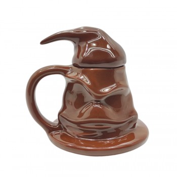 CANECA 3D EM PORCELANA MODELO CHAPÉU SELETOR 350ML  REF: 10024667