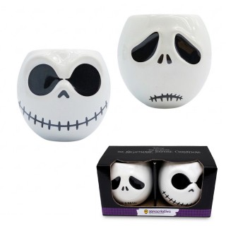 KIT SHOT 2 PEÇAS JACK SKELLIGTON EM PORCELANA 60ML REF: 10024721