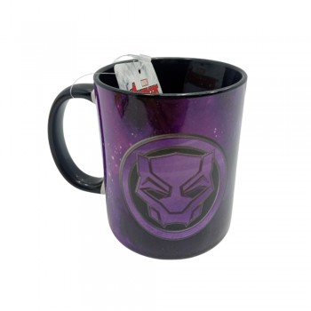 CANECA POP MODELO PANTERA NEGRA EM CERÂMICA 350ML  REF: 10024730