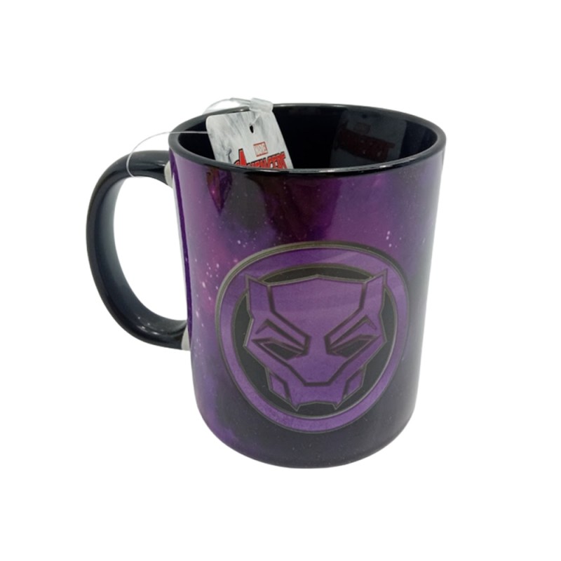 CANECA POP MODELO PANTERA NEGRA EM CERÂMICA 350ML  REF: 10024730