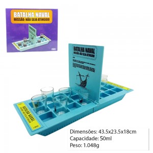 JOGO C/8SHOTS 50ML BATALHA NAVAL REF:10100033 JOGO C/8SHOTS 50ML BATALHA NAVAL REF:10100033