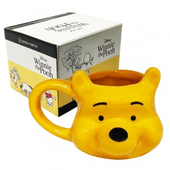 CANECA 3D MODELO URSINHO POOH EM PORCELANA 500ML REF: 10024889 CANECA 3D MODELO URSINHO POOH EM PORCELANA 500ML REF: 10024889