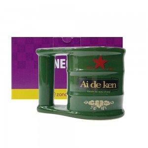 CANECA FORMATO 3D MODELO BARRIL AI DE KEN  REF: 10024994 CANECA FORMATO 3D MODELO BARRIL AI DE KEN  REF: 10024994