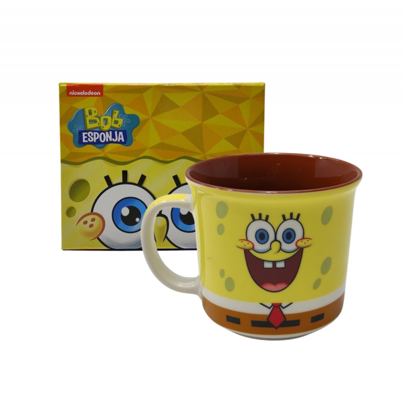CANECA EM CERÂMICA MODELO BOB ESPONJA 350ML REF: 10025019 CANECA EM CERÂMICA MODELO BOB ESPONJA 350ML REF: 10025019