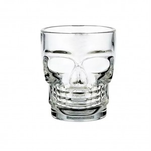 COPO EM VIDRO MODELO CAVEIRA 300ML  REF: GDR0650 COPO EM VIDRO MODELO CAVEIRA 300ML  REF: GDR0650