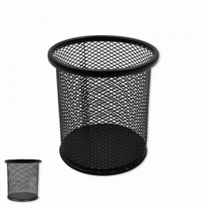 PORTA CANETA PRETO EM METAL E ARAMADO REF: AP2499805