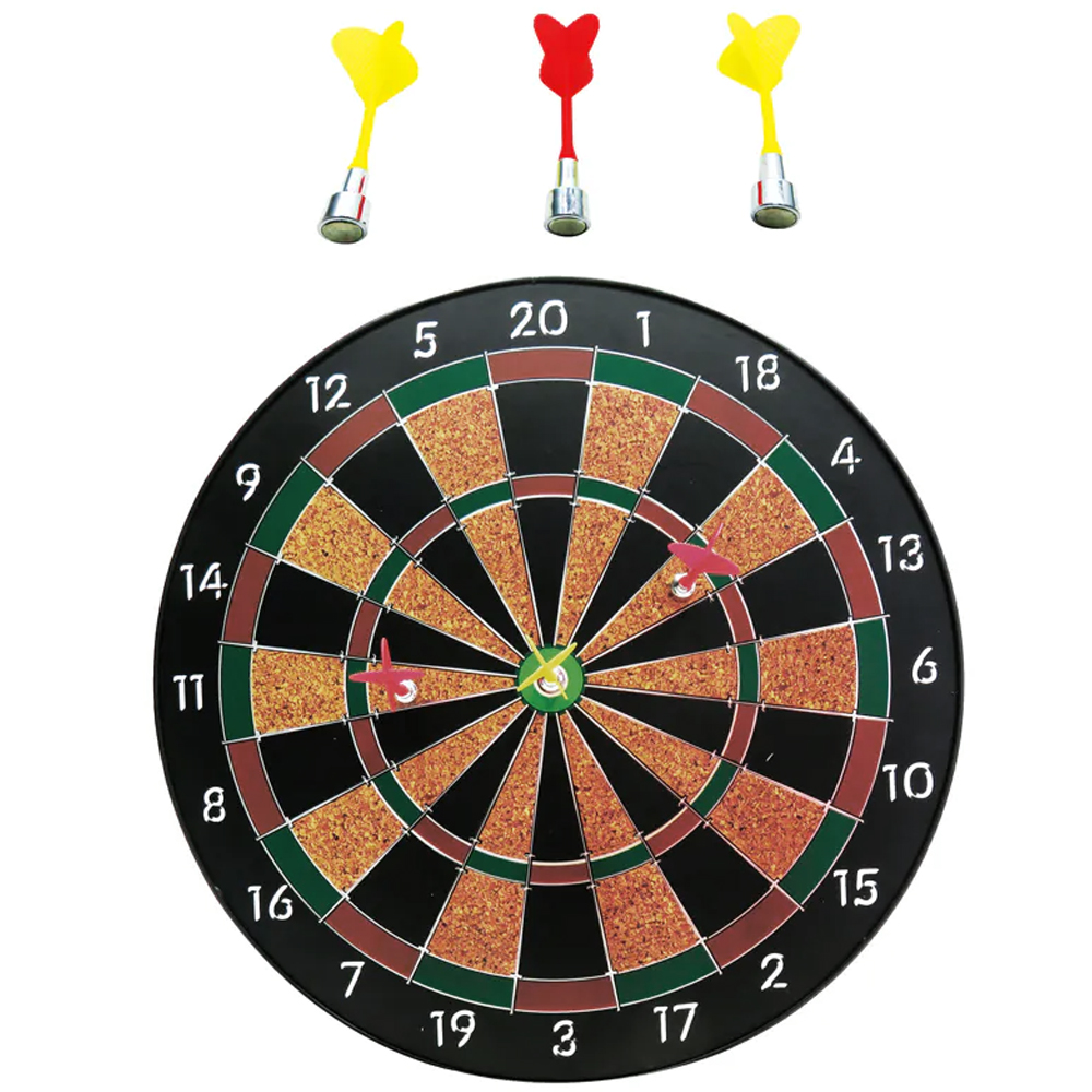 JOGO DE DARDO MAGNÉTICO COM ALVO EM PLÁSTICO  REF: BL17018