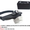 LUPA DE CABEÇA C/4 LENTES EM ACRÍLICOS COM AUMENTO: 1.2X1.8X2.5X3.5X,