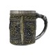 CANECA MEDIEVAL MODELO CAVEIRA EM RESINA 450ML REF: 438B