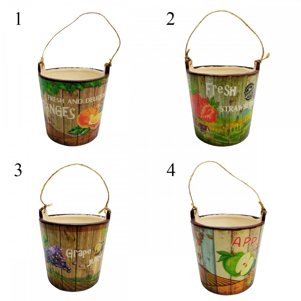 VASO ESTAMPADO COM CERÂMICA REF: D65155