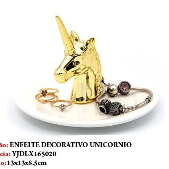 UNICÓRNIO PORTA JOIAS DE BANHEIRO