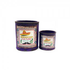 VASO EM CERÂMICA ROXO C/2PÇS VASO EM CERÂMICA ROXO C/2PÇS