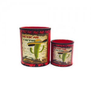 VASO EM CERÂMICA VERMELHO C/2PÇS VASO EM CERÂMICA VERMELHO C/2PÇS