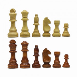 JOGO XADREZ 32 PEÇAS EM MADEIRA COM BASE PLÁSTICA REF: 2312B