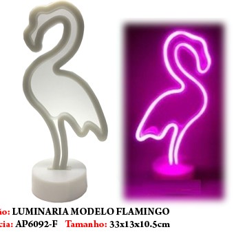 LUMINÁRIA MODELO FLAMINGO REF: AP6092-F LUMINÁRIA MODELO FLAMINGO REF: AP6092-F